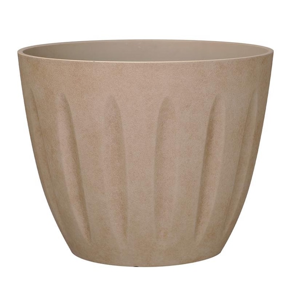 L&G Solutions L&G 10 in. H X 12 in. W X 12 in. D X 12 in. D Polyresin Spritzer Planter Terracotta PVI8012TTI - main